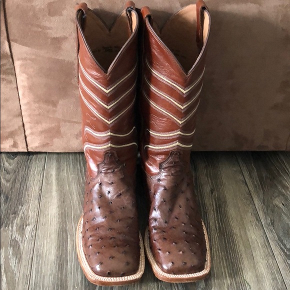 Tony Lama ostrich boots - Picture 1 of 3
